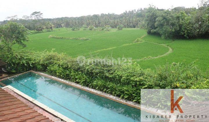 NICE VILLA WITH RICE FILED VIEW UBD193 2