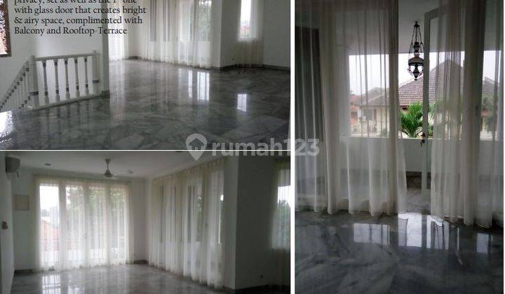 Rumah di Pejaten Barat, 2 lt + kolam renang, luas, nyaman dan siap huni, 1