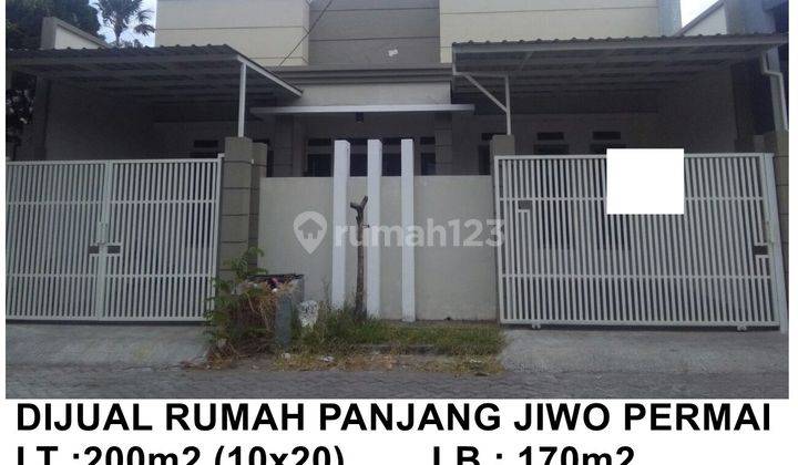 Rumah Panjang Jiwo Lingkungan Nyaman, Dekat Tenggilis, Prapen 1