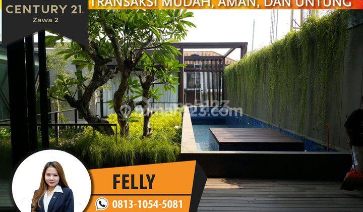 Rumah Semi Furnished Bagus Shm - 25m, Alam Sutera, Tangerang 1