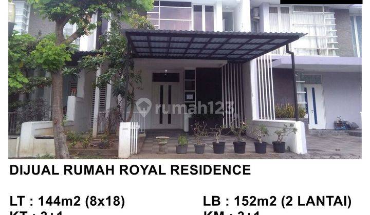 Rumah Royal Residence Dekat Pakuwon Wbm Graha Natura Dian Istana 1