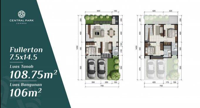 A.04A.Rumah CENTRAL PARK JUANDA RESIDENCE - Dekat RUNGKUT di SURABAYA SELATAN - 2% STOCK TERAKHIR MENUJU HABIZ (SUPER BEST SELLER) - STRATEGIS, RELATIF MURAH &amp; Dilengkapi 38 FASILITAS KOMPLIT (Grade A+++++) 2