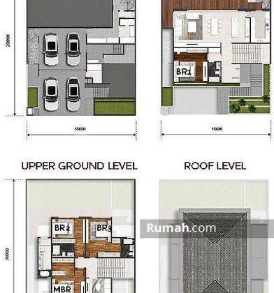 Rumah Premium Lake Villas Type 300 15x20 Type 4KT Di ASYA Jakarta Garden City JGC By Astra Modernland Harga 11.3M 2