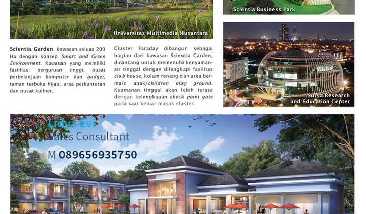 Rare Price of an Elegant Luxury House in Faraday Cluster Summarecon 2