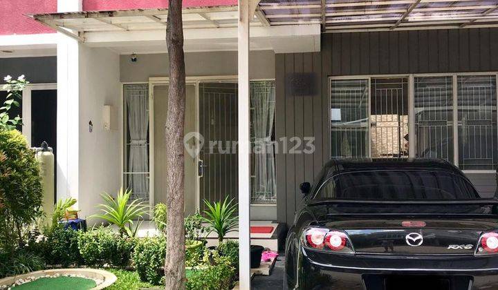 Rumah Golf Lake 8x20m2 full furnish hdp selatan siap huni mewah BU 1