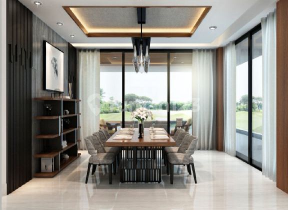 Rumah Mewah Long Golf View + Lake View Graha Family 55m Nego  2