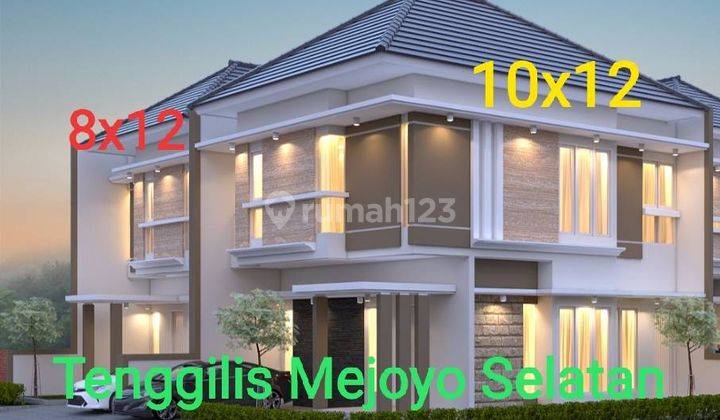 Rumah hook bangunan baru design minimalis di Tenggilis Mejoyo Selatan, Surabaya 1