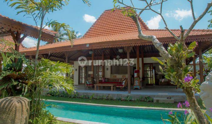 Joglo Villa in Ubud Bali with Swimming Pool 1