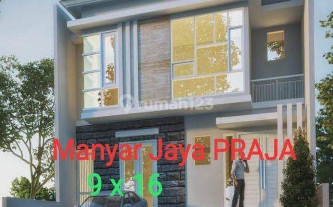 Rumah bangunan gress dengan design minimalis BAGUS! di Manyar Jaya Praja 1