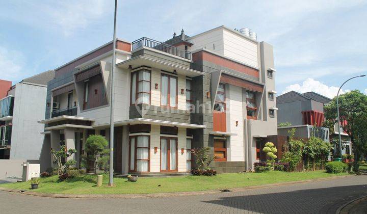 Rumah huk, semifurnished, mewah di Delatinos BSD City 1