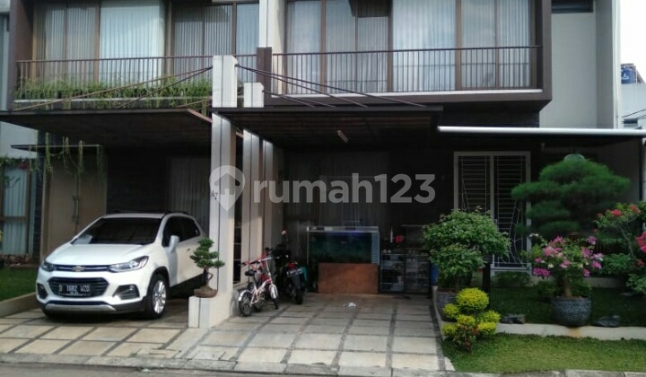 rumah tangsel BSD pondok Cirendeu siap huni tanpa dp dekat  MRT, KRL stasiun, pintu toll- halte busway