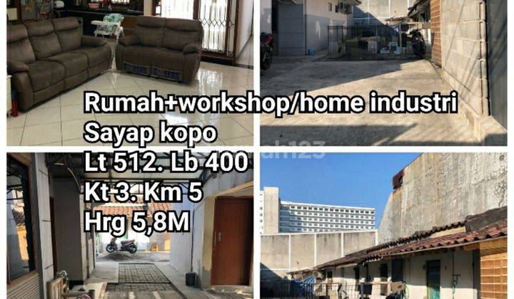 Kopo Sayap. Rumah Dijual Jalan Kopo 1 Arah. Bandung 1