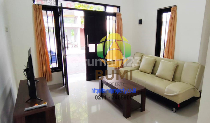 Rumah cluster 2 lantai siap huni furnished solo baru 1