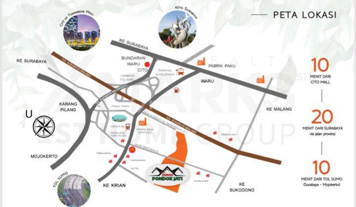 Taman pondok jati New Cluster Keeya start 700 jt-an 2