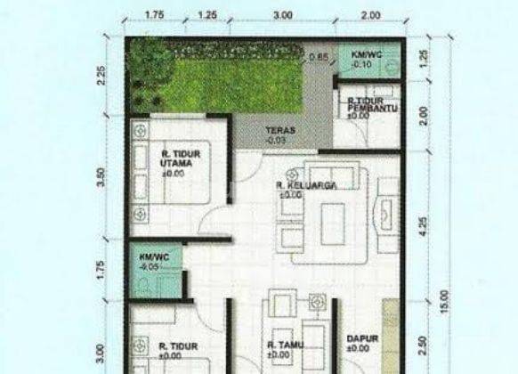 Rumah siap huni di Sidoarjo 2