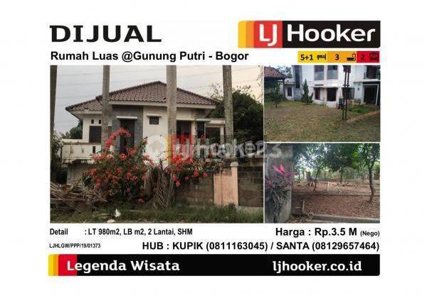 Dijual Rumah Luas @Gunung Putri Bogor 2