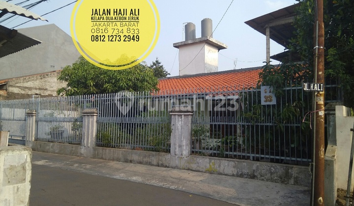 TerMURAH Rumah Kelapa Dua jalan H Ali Kebon Jeruk Lt 407m2 Jakarta Barat 1