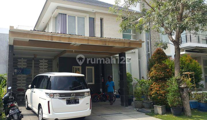 Rumah 2 Lantai Bagus Semi Furnished HGB di The Mansion, Surabaya 1