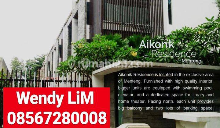 RUMAH / TOWNHOUSE At MENTENG T/B. 120/420 (( CLUSTER &amp; 1 GATE )) IDR. 12,2 M (FOR SELL) 1