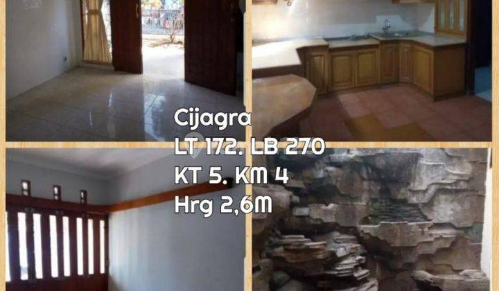 Cijagra. Rumah Dijual Sayap Buah Batu Bandung 1