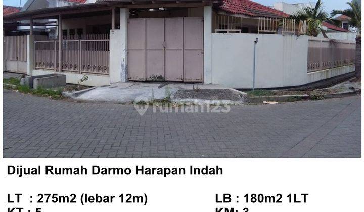 Rumah Darmo Harapan Indah dekat Darmo Permai Kupang indah Sukomanunggal jaya Darmo baru 2