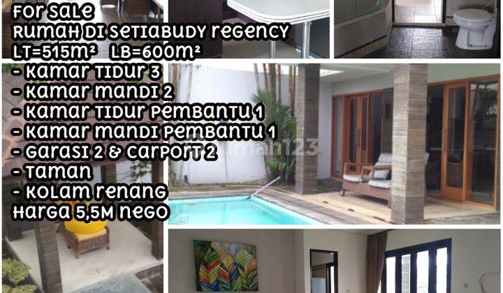 JARANG ADA!!! Rumah mewah daerah bandung utara dengan harga murah jalan sersan bajuri, isola, kec.sukasari, kota bandung, jawa barat 1