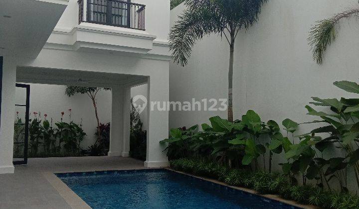 RUMAH TOWNHOUSE MEWAH DAN PRIVATE, DENGAN INTERIOR LUX DISEWAKAN DILENGKAPI DENGAN KOLAM RENANG, RUMAH AMAN DAN NYAMAN SANGAT COCOK UNTUK EXPATRAITE DI CILANDAK JAKARAT SELATAN 1