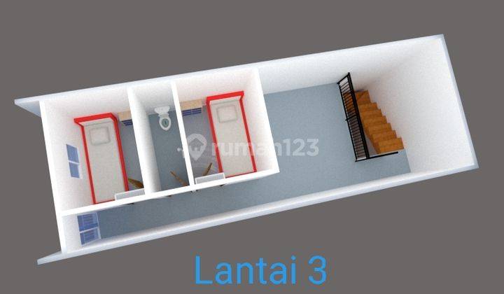 Rumah 3 Lantai Jl Nirwana Raya Cengkareng, Jakarta Barat 2