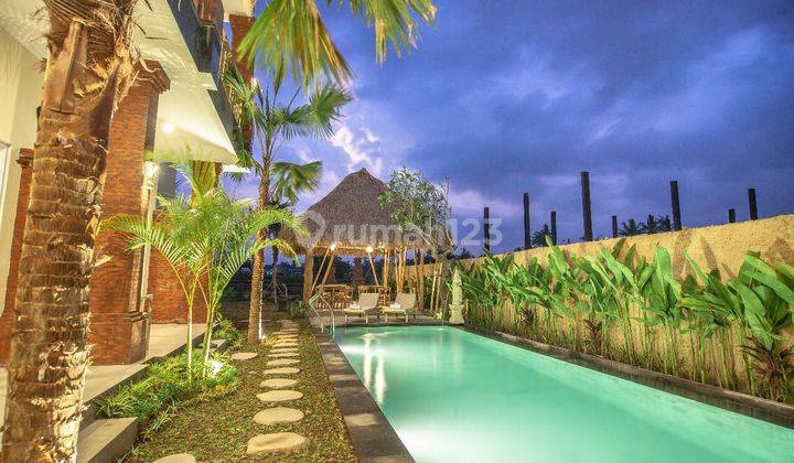 vila besar view sawah harga murah di ubud 2