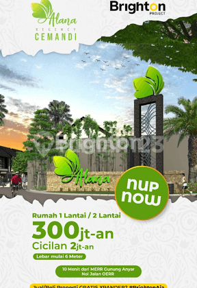 COMING SOON ‼ NEW CLUSTER SOUTH SBY ALANA REGENCY CEMANDI 2