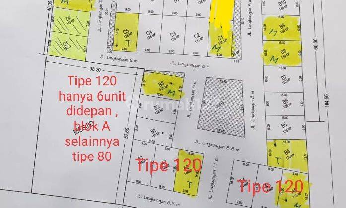 Rumah desaign modern Tengah Kota Dekat Kantor PTPN 2