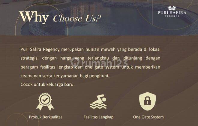 A.20B.1.Rumah PURI SAFIRA RESIDENCE - ALENA - di BARAT SURABAYA (LARIZ MANIZ) - 10 STOCK TERAKHIR - STRATEGIS, CANTIQ LENTIQ dan FASILITAS BAHENOL (Grade A+) 2