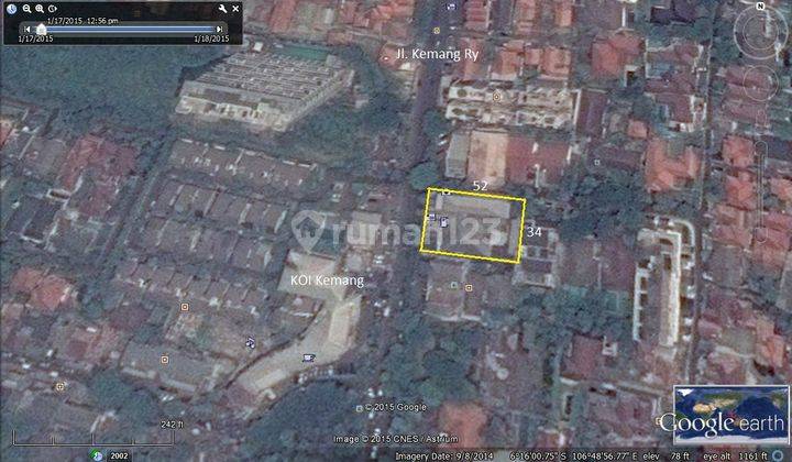 Rumah hitung harga tanah di kemang raya 2