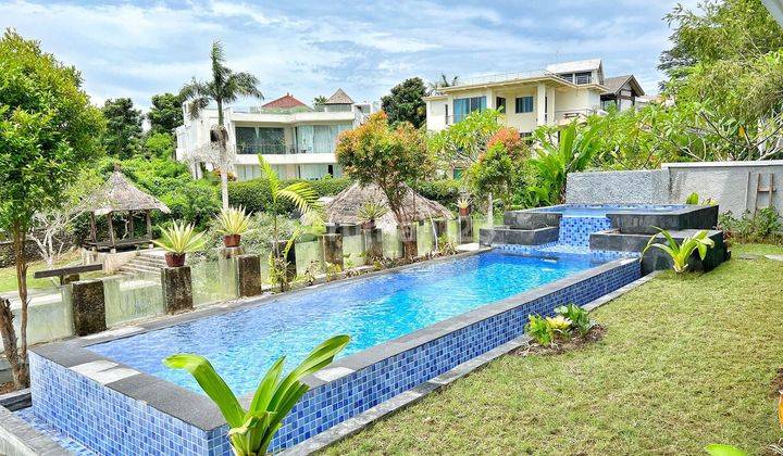 villa view laut dan gunung di Pecatu Indah Resort Bali 1