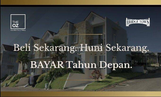 A.07C.Rumah RAFFLES - The OZ di MALANG - SISA 3% TERAKHIR (BEST SELLER) - Cukup Bayar 10 Juta, Langsung Siap Huni - Cicilannya Tahun Depan (GRADE A++++) 2