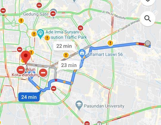 rumah minimalis dan nyaman akses mudah 20 menit ke alun2 kota bandung lokasi di jalan setra dago, antapani, arcamanik, bandung, jawa barat, 2