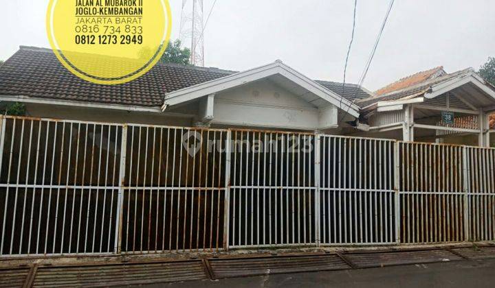 TerMURAH Rumah hitung tanah Joglo Al Mubarok II Lt341m2 Kembangan Jakarta Barat 1