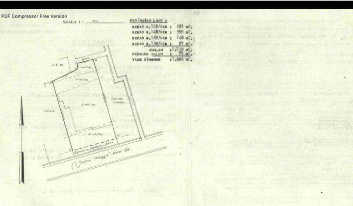 Rumah Tua Hitung Tanah Bangunannya Sudah Dibingkar di Jalan Mangga Besar Lt.1064 M22 2