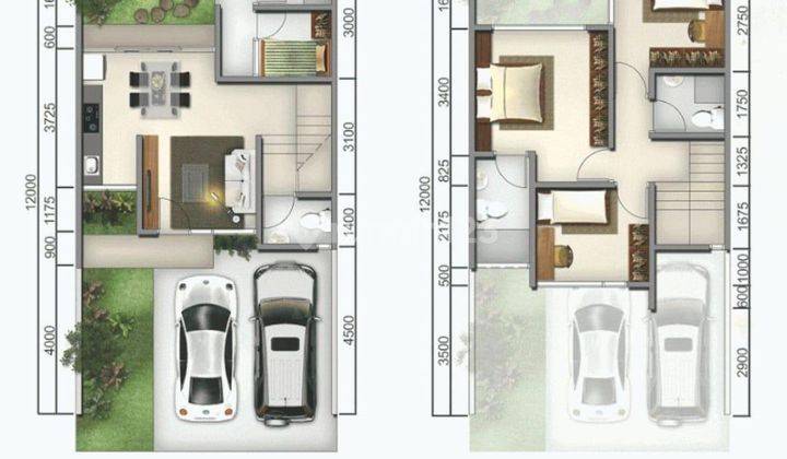 Townhouse cantik di cluster exclusive dekat dengan toll 2