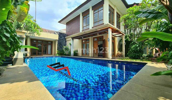 Rumah Cantik Mewah Private Pool Dekat Simatupang Kemang ,jakarta Selatan 1