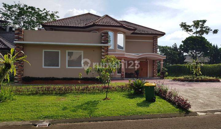 Rumah Mewah View Gunung Salak di Cluster Bunga Raya Rancamaya 1