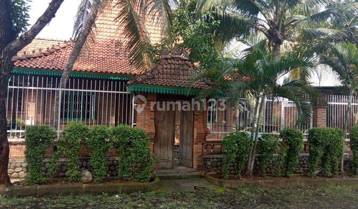 Rumah Etnik, Model Joglo di Komplek Kemang Sari, Lokasi Strategis Bebas Banjir Nego Sampai Jadi 1