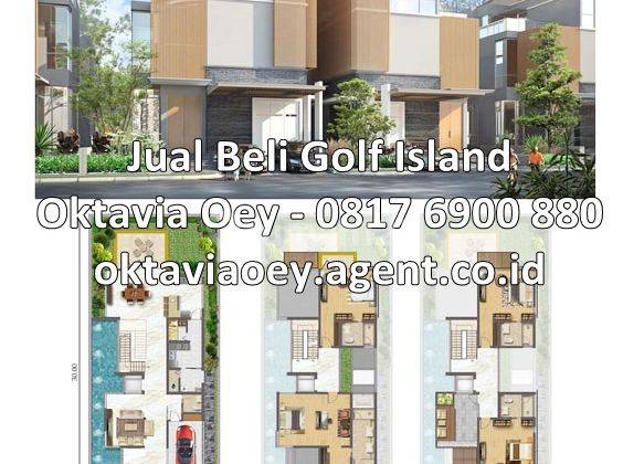 Rumah Golf Island Cluster The Mozart Signature 12x30, tipe Clover 2