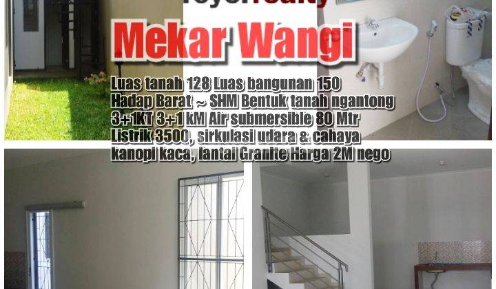 Rumah 2 Lantai Nyaman di Mekarwangi Bandung 2