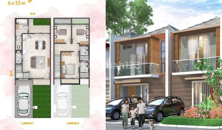 Compact House, Rumah Milenial Pik2. Mulai Rp 1.5 M 2