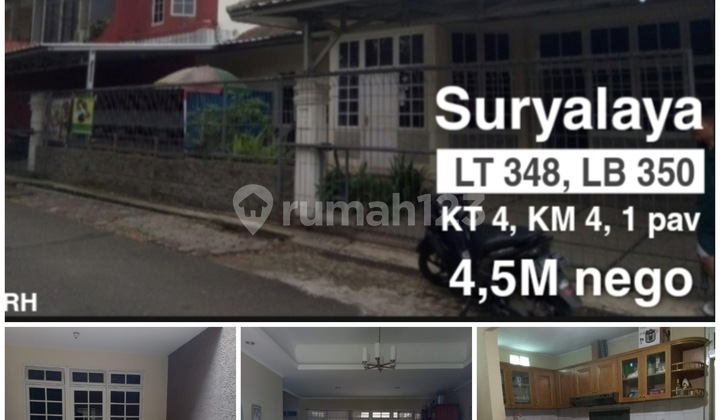 Rumah di Suryalaya Cijagra Buahbatu Lebar 20 Meter
