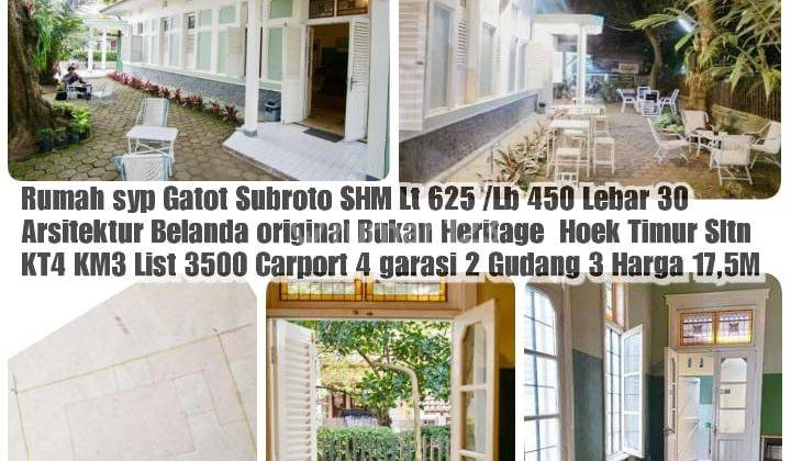 Rumah Arsitektur Belanda Original Daerah Sayap Gatot Subroto Bandung 1