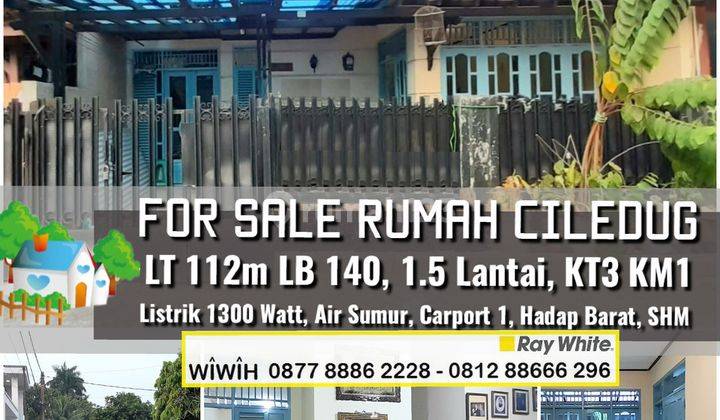 Rumah lama Di Pinang Griya Permai Ciledug Luas 112m Harga 500 Jt Nego sampai DEAL 1