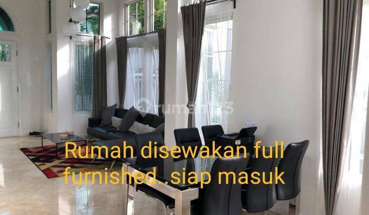 DISEWAKAN Rumah cantik full purnish di cluster Mediterania Sentul 1