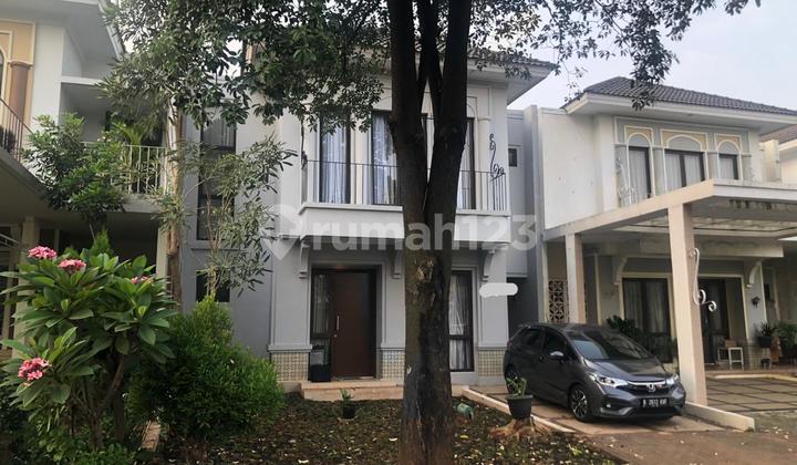 rumah semifurnish di anthea puspita loka bsd city, strategis, nyaman, asri, siap huni.